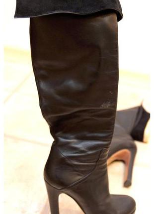 Розкішні демісезонні чоботи/ботфорти nursace9 фото
