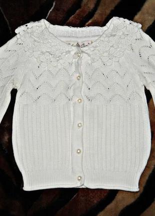 Нарядная кружевная кофта