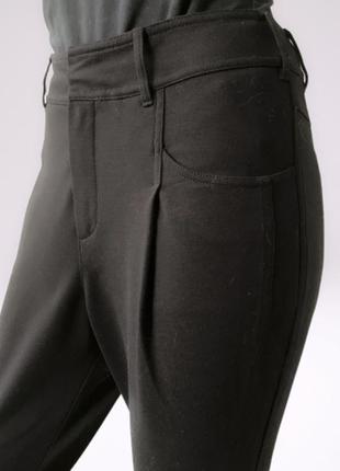 Зауженные эластичные брюки с высокой посадкой strenesse blue, германия5 фото