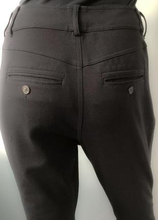 Зауженные эластичные брюки с высокой посадкой strenesse blue, германия8 фото