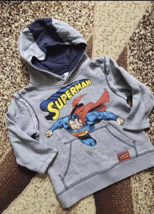 Толстовка для маленького superman на 5 років ріст 110см