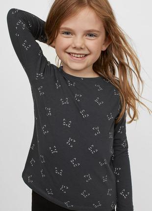 Кофта з котиками h&m