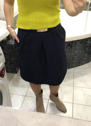 Zara, юбка с карманами , с поясом2 фото