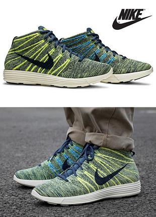 Nike lunar flyknit chukka кросівки чоловічі hoka one one