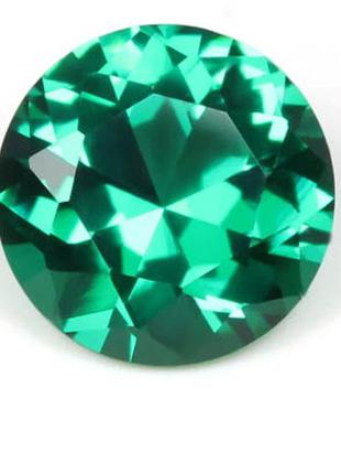 Кубический цирконий,качество 5а  2 мм цвет изумруд
