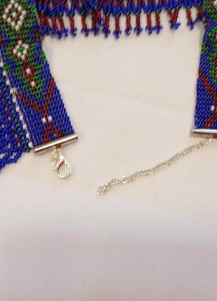 Концевик для браслетов,  украшений станочного плетения, цвет серебро 40 мм - 1 пара8 фото