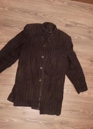 Шерстяне чоловіче пальто шерстяное мужское пальто2 фото