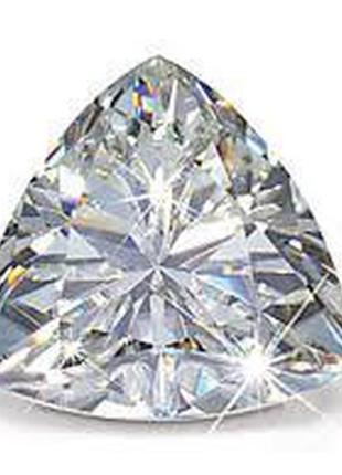 Moissanite муассанит 6 мм  белый 1.2 ct триллион