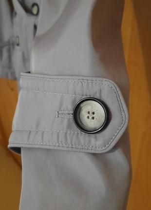 Голубой женский тренч 4