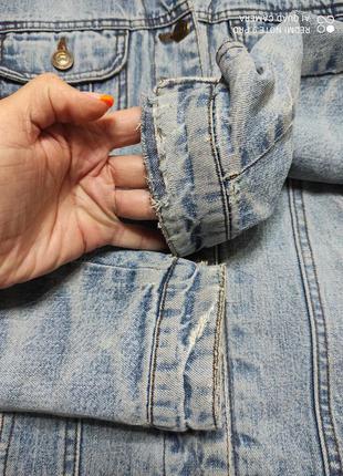 Утепленная джинсовка, джинсовая куртка bershka на меху, xs-s8 фото