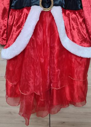 Дитяче новорічна сукнч, костюм помічниця санти, ельф, ельф на 9-10 років2 фото
