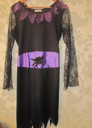 Halloween платье на хэлоувин, платье ведьмы  48-52 размер4 фото