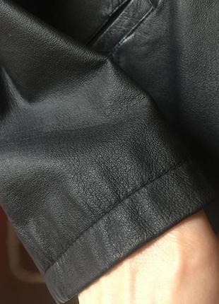 Шикарна шкіряна куртка жакет milan leather 18р( 48-50)8 фото