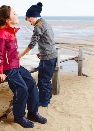 Штани для дощу, непромокайки темно-сині різні розміри чібо тсм tchibo