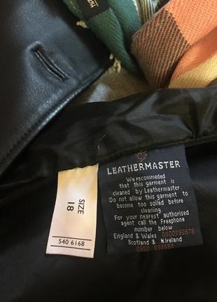 Шикарна шкіряна куртка жакет milan leather 18р( 48-50)9 фото