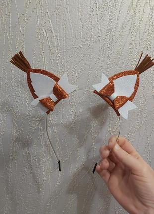 Обруч ободок ушки белочки