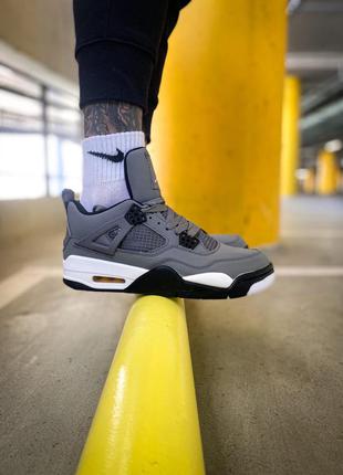 Кросівки nike air jordan 4 retro "cool grey"1 фото