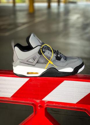 Кросівки nike air jordan 4 retro "cool grey"10 фото