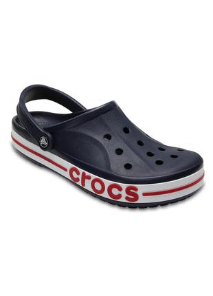 Кроксы сабо crocs bayaband clog navy темно синие