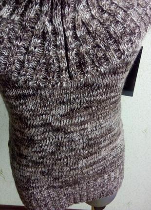 Теплый свитер, коричневый свитер2 фото