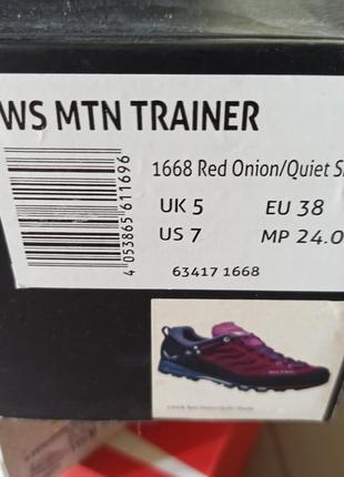 Трекинговые кроссовки salewa ws mtn trainer4 фото