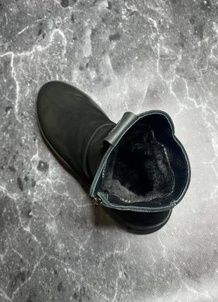 🔥💣зимние  ботинки угги натуральная замша на меху5 фото