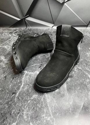🔥💣зимние  ботинки угги натуральная замша на меху6 фото