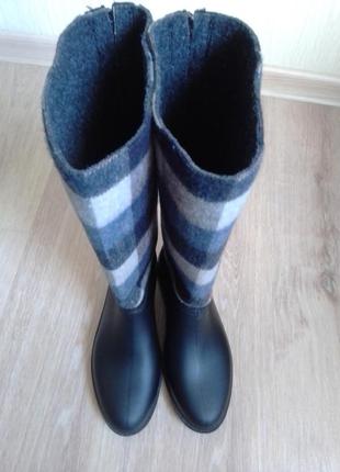 Крутые теплые сапоги трубы7 фото