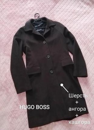 Hugo boss пальто шерстяное1 фото