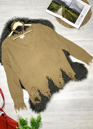 Стильный вязаный свитерок