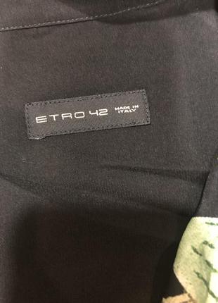 Шелковая блуза рубашка vip бренда etro3 фото