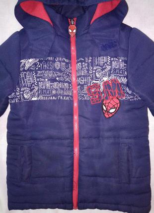 Классная деми куртка spiderman на 4-5 лет р.104-1102 фото