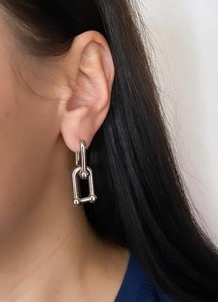 Серьги в стиле тиффани
