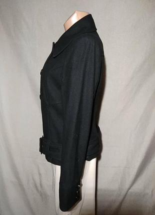 Куртка демісезонна, жіноча з вовняної тканини4 фото