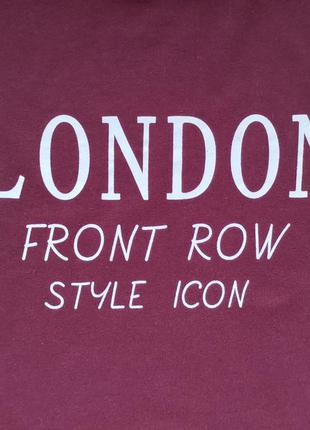 Свитшот оверсайз london front row style icon2 фото