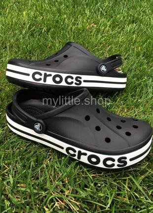 Крокси сабо crocs bayaband clog black чорні