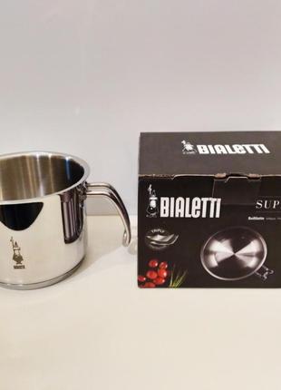 Молочник bialetti suprema bollilatte (milk pot) induction діаметр 12 см. об'єм 1 літр