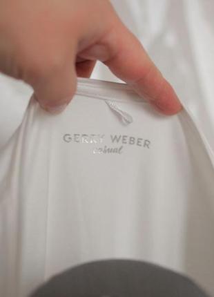 Блуза gerry weber белая трикотаж5 фото