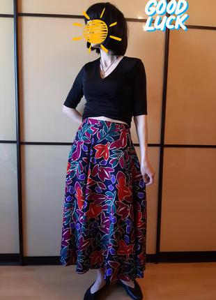 Красивая, яркая юбка в актуальный принт британского бренда alexon