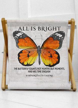 Складная корзина для хранения all is brigth butterfly (kor_21s042)