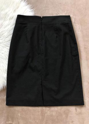 Женская классическая базовая черная юбка uniqlo6 фото