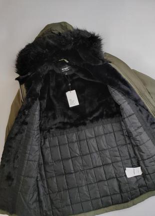 Куртка теплая зимняя с капюшоном jennyfer xs 343 фото