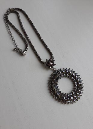 Колье,подвеска со стразами