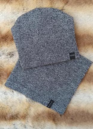 Набор шапка с хомутом на флисе vivo