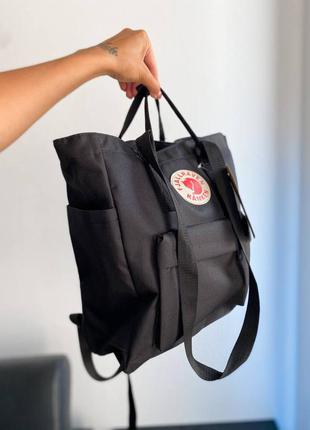 Kanken черная сумка рюкзак унисекс чорний стильний рюкзачок унісекс4 фото