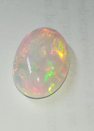 Ефіопський опал кабошон 7.78 cts 18.36 x 12.43 x 7.76 mm4 фото