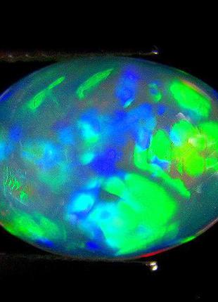 Ефіопський опал кабошон 4.96 ct 14.07 x 10.28 x 7.72 mm