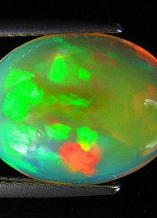 Ефіопський опал кабошон 5.12 ct 15.00 x 11.55 x 6.52 mm