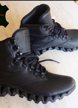 Новые оригинальные ботинки reebok 100% кожа мужские зимние 40 р 25.5см