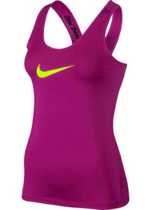 Женская спортивная майка nike pro tank